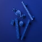 Classica Arabesque, Scrollwork, M, Electric Blue, silhouette comparison