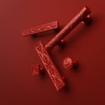 Florentine Column, Scrollwork, S, Candy Red, silhouette comparison