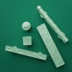 Palazzo Square, Scrollwork, S, Light Emerald, silhouette comparison