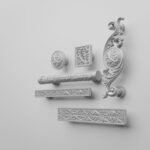 Comparaison des silhouettes — poignée de meuble Rinceaux White Snow M — Holdon Paris