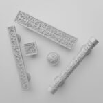 Comparaison des silhouettes — poignée de meuble Rinceaux White Snow S — Holdon Paris
