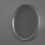 Vidéo — Rond Classica — L — Gris argenté