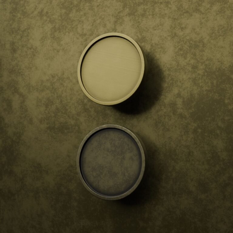 Comparaison des finitions — poignée de meuble Rond Classica Essentiel Laiton L — Holdon Paris