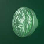 Vidéo — Rond Classica — Lion Endormi — L — Emeraude Claire