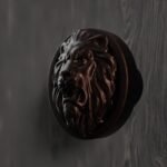 Vidéo — Rond Classica — Lion Rugissant — S — Bronze Ancien