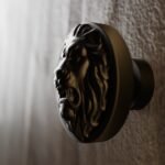 Vidéo — Rond Classica — Lion Rugissant — M — Bronze Mat