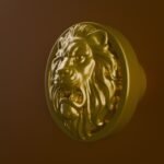 Vidéo — Rond Classica — Lion Rugissant — M — Golden Sun