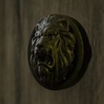 Vidéo — Rond Classica — Lion Rugissant — S — Laiton Ancien