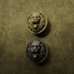 Comparaison des finitions — poignée de meuble Rond Classica Lion Rugissant Laiton L — Holdon Paris