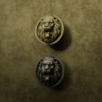 Comparaison des finitions — poignée de meuble Rond Classica Lion Rugissant Laiton M — Holdon Paris