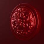 Vidéo — Rond Classica — Rinceaux — L — Candy Red
