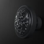 Vidéo — Rond Classica — Rinceaux — S — Gris Titane