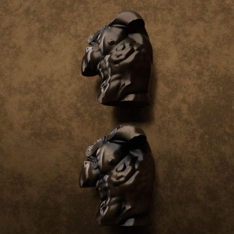 Comparaison des finitions — poignée de meuble Torse Florentin Bronze L — Holdon Paris