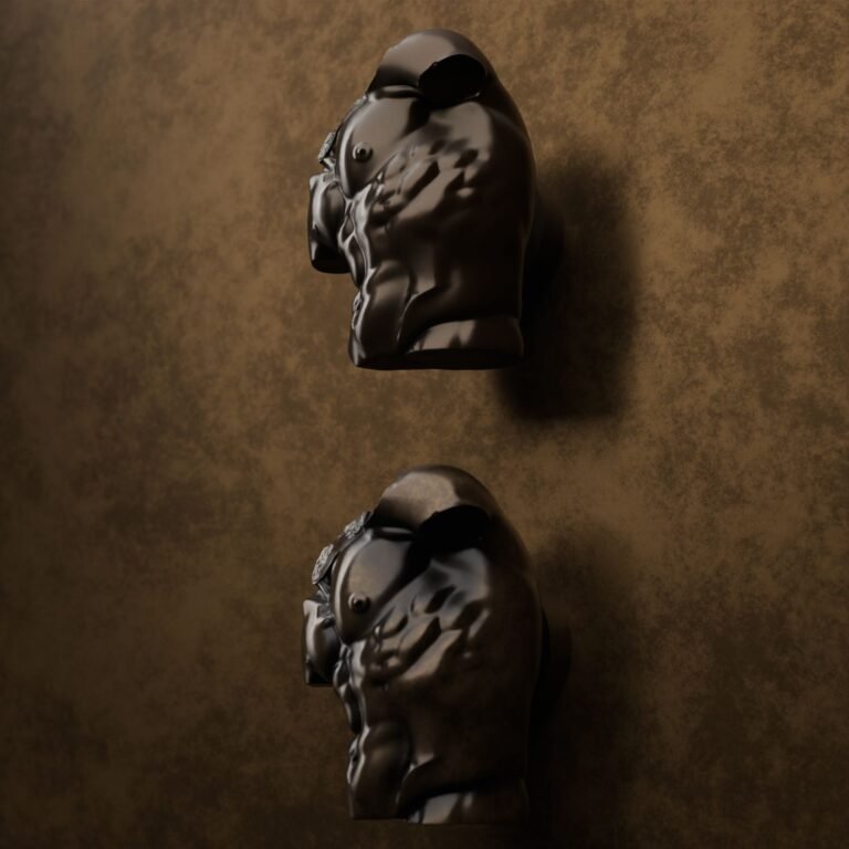 Comparaison des finitions — poignée de meuble Torse Florentin Bronze S — Holdon Paris