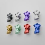 Comparaison des finitions — poignée de meuble Torse Vénitien Résine Biosourcée L — Holdon Paris