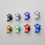 Comparaison des finitions — poignée de meuble Torse Vénitien Résine Biosourcée S — Holdon Paris