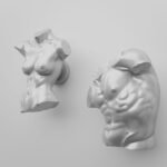 Comparaison des silhouettes — poignée de meuble White Snow L — Holdon Paris