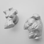 Venetian Torso, S, White Snow, silhouette comparison