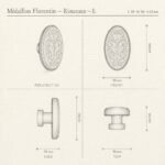 Médaillon Florentin Rinceaux sketch 3D - Holdon Paris