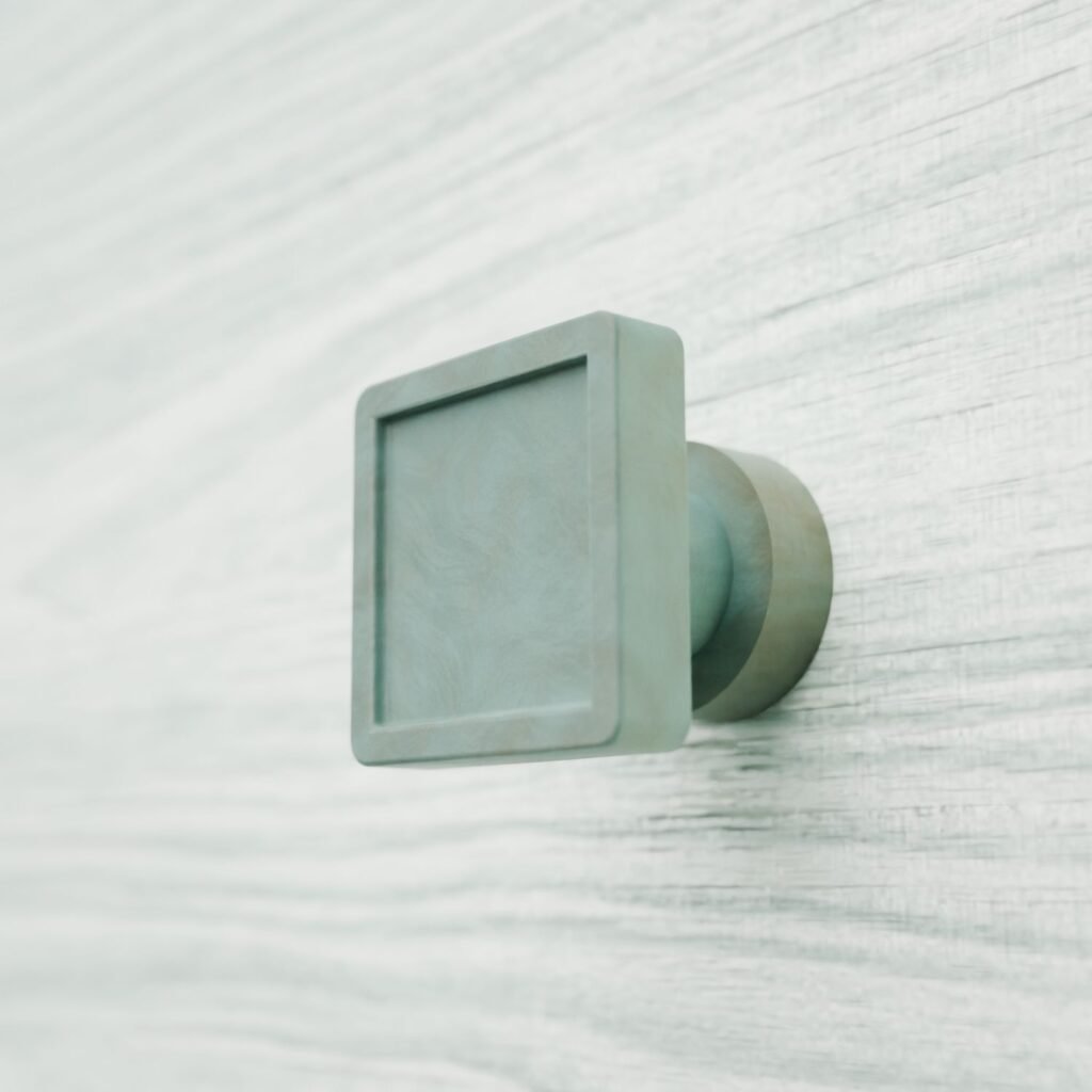 Bouton de tiroir pour cuisine IKEA Faktum, Carré Palazzo en Bronze Immergé