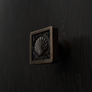 Palazzo Square, Seashell, S, Antique Bronze - Holdon Paris