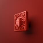 Carré Palazzo Coquillage Candy Red - Holdon Paris