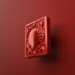 Carré Palazzo Coquillage Candy Red - Holdon Paris