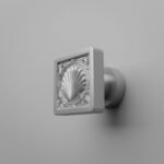 Carré Palazzo Coquillage Gris argenté - Holdon Paris