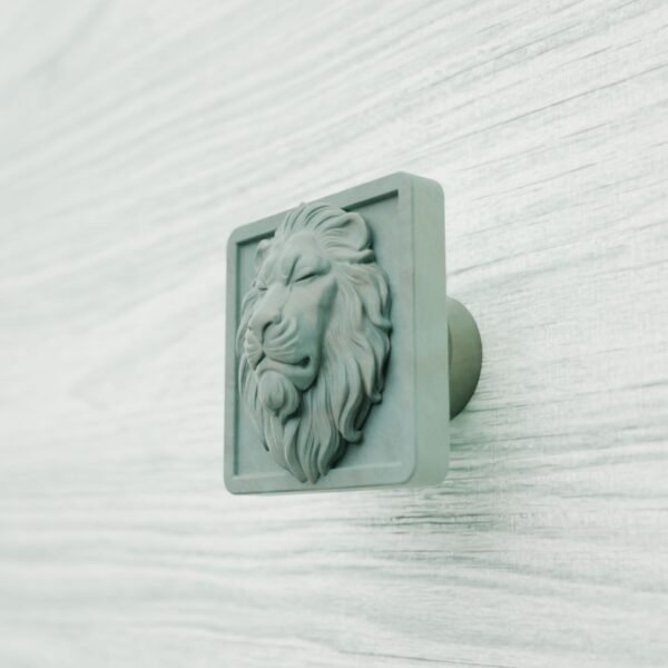 Palazzo Square, Sleeping Lion, M, Submerged Bronze