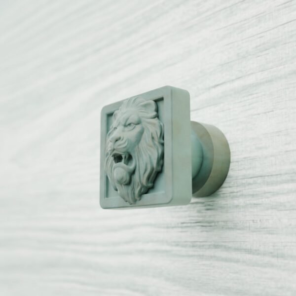 Palazzo Square, Roaring Lion, S, Submerged Bronze