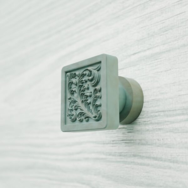 Palazzo Square, Scrollwork, S, Submerged Bronze