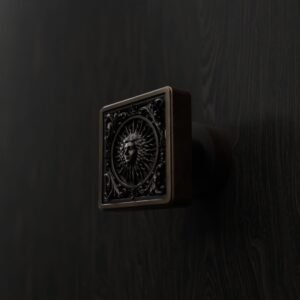 Palazzo Square, Royal Sun, S, Antique Bronze - Holdon Paris