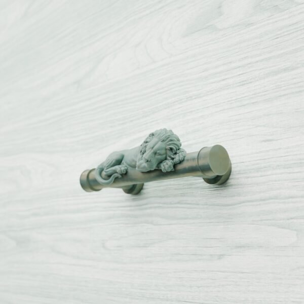 Florentiner Säule, Schlafender Löwe, S, Bronze Versunken