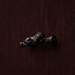 Florentine Column, Sleeping Lion, S, Antique Copper