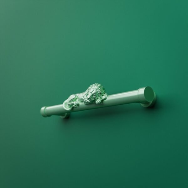 Colonne Florentine — Lion Endormi — XL — Emeraude Claire