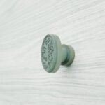 Florentine Medallion, Scrollwork, S, Submerged Bronze