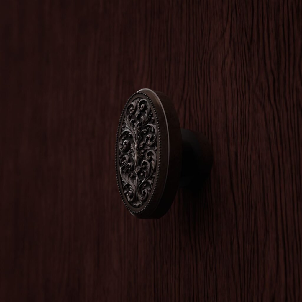 Florentine Medallion, Scrollwork, M, Antique Copper - Holdon Paris