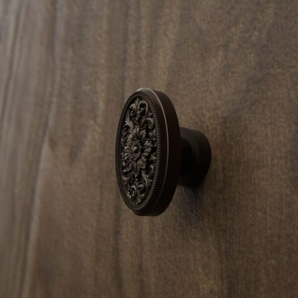 Florentiner Medaillon, Rosette, M, Bronze Matt