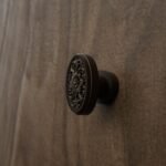 Florentiner Medaillon, Rosette, S, Bronze Matt