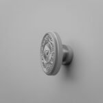 Médaillon Florentin Soleil Royal Gris argenté - Holdon Paris