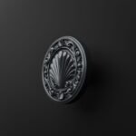 Rond Classica Coquillage Gris Titane - Holdon Paris