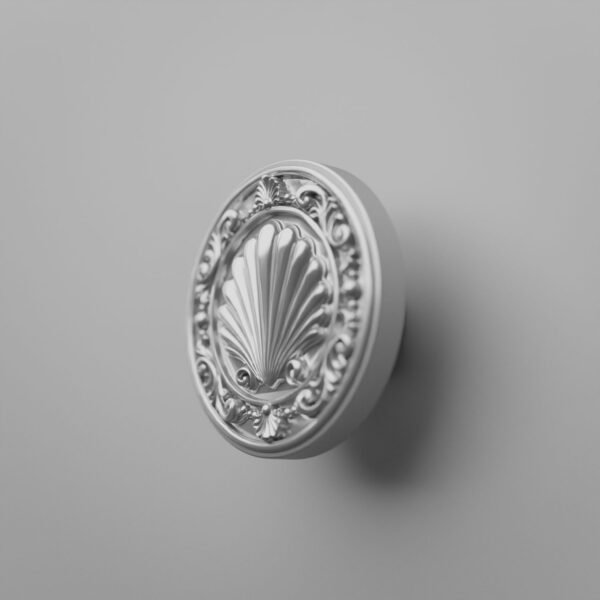 Rond Classica — Coquillage — L — Gris argenté