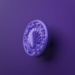 Rond Classica Coquillage Lilas Sombre - Holdon Paris