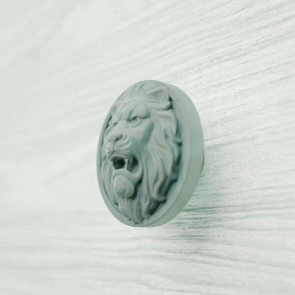 Tondo Classica, Leone Ruggente, L, Bronzo Immerso