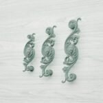 Classica Arabesque, Sleeping Lion, M, Submerged Bronze, size comparison
