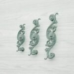 Classica Arabeske, Brüllender Löwe, M, Bronze Versunken, Größenvergleich
