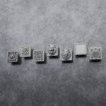 Comparaison des motifs — poignée de meuble Carré Palazzo Aluminium Satiné M — Holdon Paris
