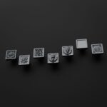 Comparaison des motifs — poignée de meuble Carré Palazzo Gris Titane S — Holdon Paris