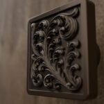 Vidéo — Carré Palazzo — Rinceaux — S — Bronze Mat
