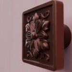Palazzo Quadrat, Rosette, S, Kupfer Satiniert, Video